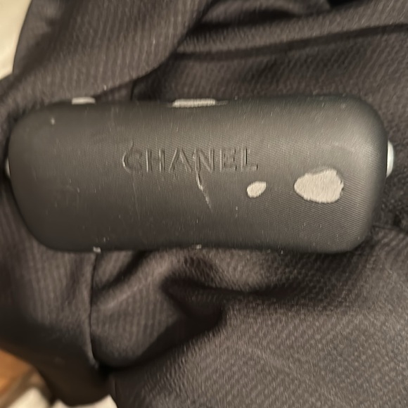 Authentic beautiful vintagee Chanel rimless silver tone gradient gray lens - Picture 10 of 12